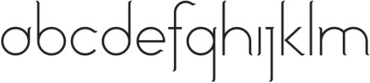 HUTAN-Light ttf (300) Font LOWERCASE