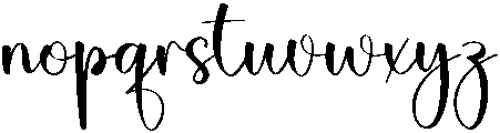 Hubby Regular otf (400) Font LOWERCASE