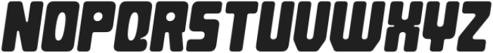 Huberica Rounded Oblique otf (400) Font UPPERCASE