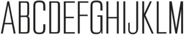 Hubiron Extra Light otf (200) Font UPPERCASE