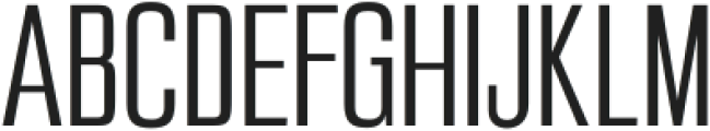 Hubiron Light otf (300) Font UPPERCASE