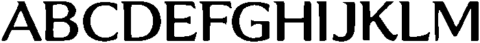 Huca ttf (400) Font UPPERCASE