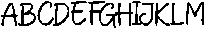 Hucamu ttf (400) Font UPPERCASE