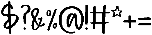 Huckleberry otf (400) Font OTHER CHARS