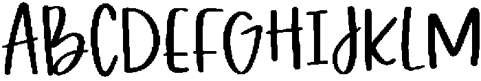Huckleberry otf (400) Font UPPERCASE