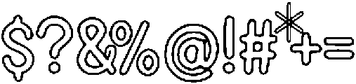 Huduzo ttf (400) Font OTHER CHARS