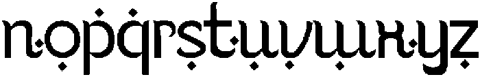 Hudzaifa otf (400) Font LOWERCASE