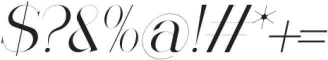 Huelicht Italic otf (400) Font OTHER CHARS