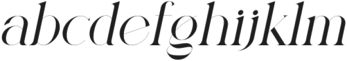 Huelicht Italic otf (400) Font LOWERCASE