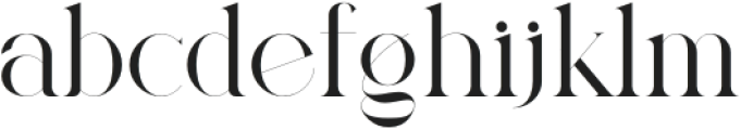 Huelicht otf (400) Font LOWERCASE