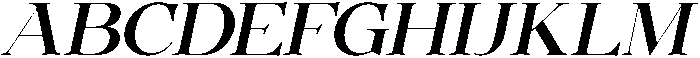 Huffleheim Italic otf (400) Font UPPERCASE