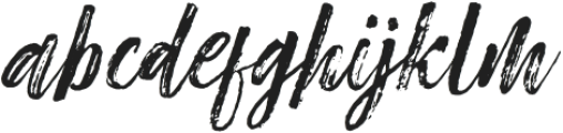 Hugbirds Regular otf (400) Font LOWERCASE