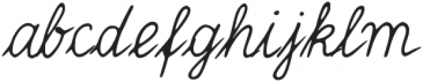 Huggsy Regular otf (400) Font LOWERCASE