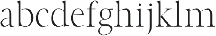 Hughe-Light otf (300) Font LOWERCASE