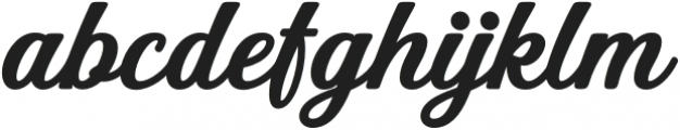Hughes Bold otf (700) Font LOWERCASE