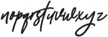 Hughson Alt Bold Italic otf (700) Font LOWERCASE