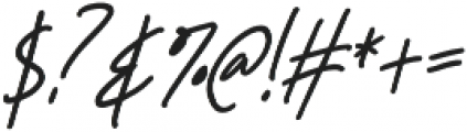 Hughson Bold Italic otf (700) Font OTHER CHARS