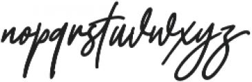 Hughson Bold Italic otf (700) Font LOWERCASE