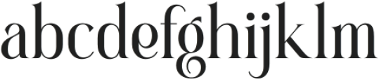 Hugian Regular otf (400) Font LOWERCASE