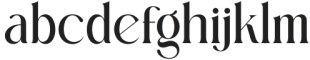 Hugilen Regular otf (400) Font LOWERCASE