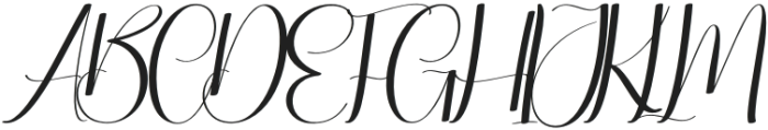 Hugtime Regular otf (400) Font UPPERCASE