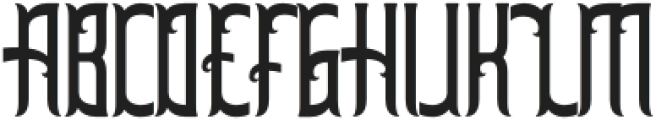 Huimbor-Regular otf (400) Font UPPERCASE