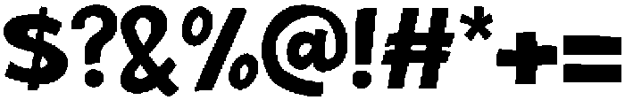 Huisea Regular otf (400) Font OTHER CHARS