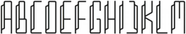 Hulalaby Line otf (400) Font UPPERCASE