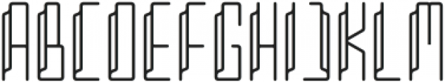 Hulalaby Line otf (400) Font LOWERCASE