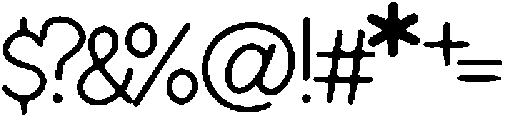 Huli ttf (400) Font OTHER CHARS