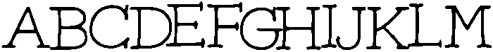 Huli ttf (400) Font UPPERCASE