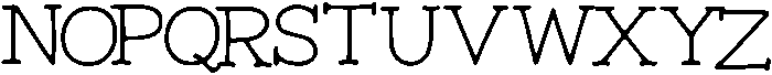 Huli ttf (400) Font UPPERCASE