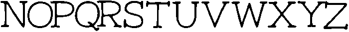 Huli ttf (400) Font LOWERCASE