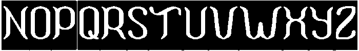 Humaira Aruna Jasmine-Inverse otf (400) Font UPPERCASE