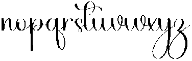 Human Regular otf (400) Font LOWERCASE