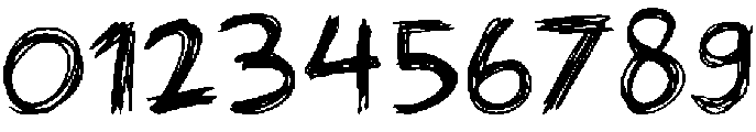 Human Scratch Regular otf (400) Font OTHER CHARS