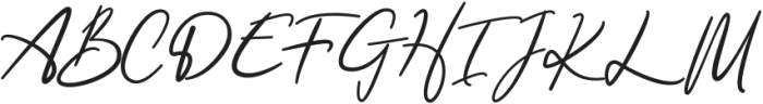 HumanistSignature otf (400) Font UPPERCASE