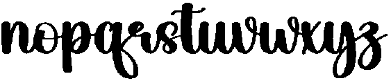 Humble Christmas Regular otf (400) Font LOWERCASE