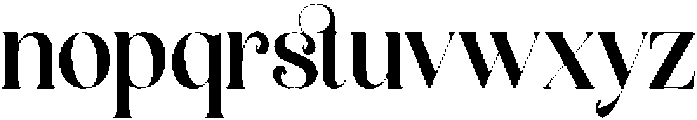 Humble Garden otf (400) Font LOWERCASE