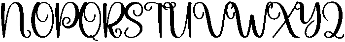 Humble Regular otf (400) Font UPPERCASE