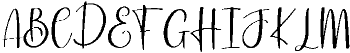Humble Regular otf (400) Font UPPERCASE