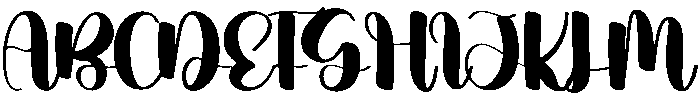 Humble Regular otf (400) Font UPPERCASE