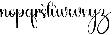 Humble Regular otf (400) Font LOWERCASE