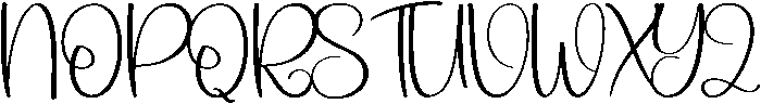 Humble Regular otf (400) Font UPPERCASE