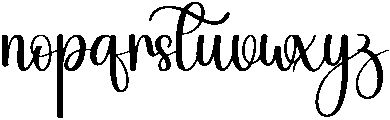 Humble Regular otf (400) Font LOWERCASE