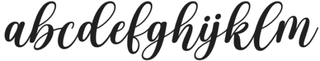 Humble Stayle Italic Regular otf (400) Font LOWERCASE
