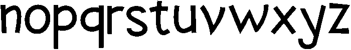 Humble otf (400) Font LOWERCASE