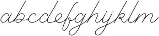 HumbleHearts otf (400) Font LOWERCASE