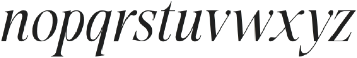 Humility Medium Italic otf (500) Font LOWERCASE