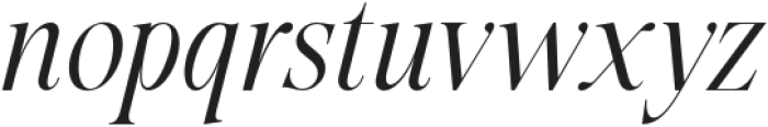 Humility News Italic otf (400) Font LOWERCASE